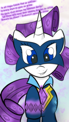 Size: 640x1136 | Tagged: safe, artist:briarspark, radiance, rarity, g4, power ponies (episode), female, green lantern, looking at you, oath, parody, power ponies, raised hoof, solo