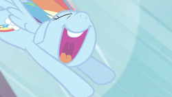 Size: 993x559 | Tagged: safe, screencap, rainbow dash, a canterlot wedding, g4, female, flying, solo