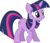 Size: 2146x1843 | Tagged: artist needed, safe, edit, twilight sparkle, pony, unicorn, g4, alternate hairstyle, cute, double mane, female, simple background, solo, transparent background, twiabetes, unicorn twilight, vector