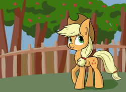 Size: 1280x939 | Tagged: safe, artist:heir-of-rick, applejack, daily apple pony, g4, female, solo, style emulation