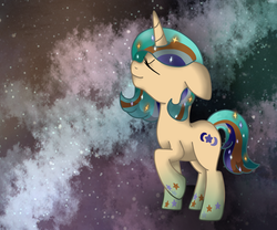Size: 1200x1000 | Tagged: safe, artist:unicorn2000, oc, oc only, gradient hooves, gradient mane, solo, space, stars, universe pony