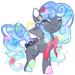 Size: 800x800 | Tagged: safe, artist:jojuki-chan, oc, oc only, oc:confetti, earth pony, pony, deviantart watermark, female, mare, obtrusive watermark, simple background, solo, transparent background, watermark