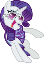 Size: 3841x5443 | Tagged: safe, artist:osipush, rarity, pony, unicorn, g4, alternate gender counterpart, bandana, female, simple background, solo, sunglasses, swoon, transparent background, vector