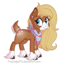 Size: 909x889 | Tagged: safe, artist:frostedpuffs, oc, oc only, necklace, solo, unshorn fetlocks