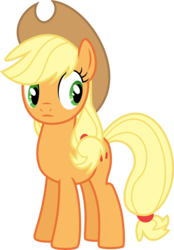 Size: 4138x5945 | Tagged: safe, artist:1apeepa, applejack, g4, absurd resolution, female, simple background, solo, transparent background, vector