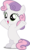 Size: 3564x6000 | Tagged: safe, artist:dashiesparkle, sweetie belle, pony, unicorn, g4, belly, cute, diasweetes, female, happy, simple background, solo, transparent background, vector