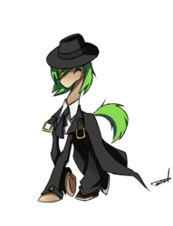 Size: 1136x1488 | Tagged: safe, blazblue, hazama, ponified, yuki terumi