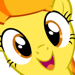 Size: 5000x5000 | Tagged: safe, artist:dassboshit, spitfire, pegasus, pony, g4, absurd resolution, cute, cutefire, female, hi anon, painting, show accurate, simple background, solo, transparent background, vector, wonderbolts
