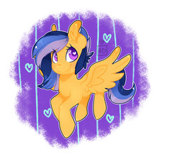 Size: 3200x2816 | Tagged: safe, artist:annadashie, oc, oc only, pegasus, pony, female, heart, high res, mare, solo