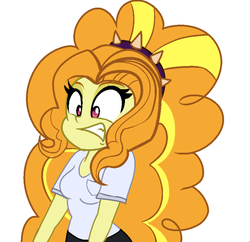 Size: 638x618 | Tagged: dead source, safe, artist:wubcakeva, adagio dazzle, equestria girls, g4, alternate clothes, female, simple background, solo, white background