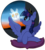 Size: 4043x4466 | Tagged: safe, artist:spectralunicorn, twilight sparkle, oc, oc:yellowstar, alicorn, pony, fanfic:the star in yellow, g4, absurd resolution, faerie, twilight sparkle (alicorn)