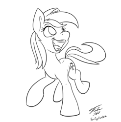 Size: 1280x1293 | Tagged: safe, artist:tsitra360, roseluck, earth pony, pony, g4, female, mare, monochrome, solo