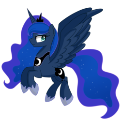 Size: 4400x4400 | Tagged: safe, artist:emera33, princess luna, pony, g4, absurd resolution, female, simple background, solo