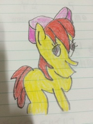 Size: 600x800 | Tagged: safe, artist:gom_biscuit, apple bloom, g4, female, rosek bloom, solo