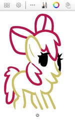 Size: 600x1000 | Tagged: dead source, safe, artist:w_l_curious, apple bloom, g4, female, rosek bloom, solo