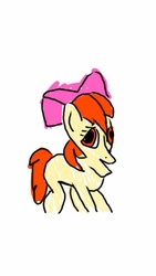 Size: 600x1066 | Tagged: safe, artist:elliskyan, apple bloom, g4, female, rosek bloom, solo