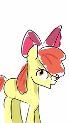 Size: 600x1066 | Tagged: safe, artist:bottlegot, apple bloom, g4, female, rosek bloom, solo