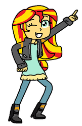 Size: 408x630 | Tagged: safe, artist:mighty355, sunset shimmer, equestria girls, g4, my little pony equestria girls: friendship games, female, solo