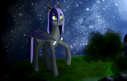 Size: 3059x1962 | Tagged: safe, artist:dezdark, oc, oc only, oc:droideka, bat pony, pony, solo