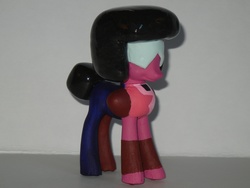 Size: 4000x3000 | Tagged: safe, artist:silverband7, earth pony, gem (race), gem pony, pony, customized toy, female, fusion, garnet (steven universe), gem, gem fusion, mare, ponified, ruby, sapphire, solo, steven universe, toy