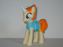 Size: 4000x3000 | Tagged: safe, artist:silverband7, gem (race), gem pony, pony, unicorn, customized toy, female, gem, mare, pearl, pearl (steven universe), ponified, solo, steven universe, toy
