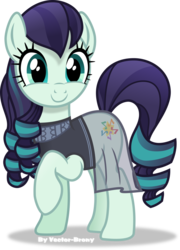 Size: 1024x1421 | Tagged: safe, artist:vector-brony, coloratura, g4, the mane attraction, cute, female, raised hoof, rara, rarabetes, see-through, simple background, smiling, solo, transparent background, vector