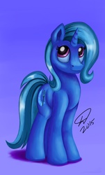 Size: 1000x1661 | Tagged: safe, artist:raindashdragon, trixie, pony, unicorn, g4, female, mare, smiling, solo