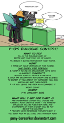 Size: 1181x2275 | Tagged: safe, artist:pony-berserker, oc, oc only, oc:berzie, changeling, advertisement, contest, fill in the blanks, supermarket, toilet paper, your character here