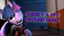 Size: 1280x720 | Tagged: safe, artist:hellhounds04, twilight sparkle, pony, unicorn, g4, 3d, scar, solo, source filmmaker, team fortress 2, twilight sniper