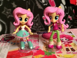 Size: 1024x768 | Tagged: safe, fluttershy, equestria girls, g4, clothes, doll, equestria girls minis, irl, photo, skirt, tank top, toy