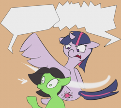 Size: 1144x1024 | Tagged: safe, artist:lazynore, twilight sparkle, oc, oc:filly anon, alicorn, earth pony, pony, g4, batman slaps robin, blank, exploitable, female, filly, floppy ears, frown, glare, mare, my parents are dead, open mouth, slap, template, twilight sparkle (alicorn), wide eyes, wing slap
