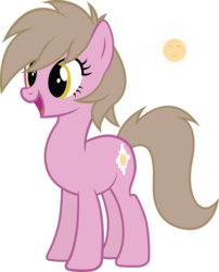 Size: 2158x2674 | Tagged: safe, artist:duskthebatpack, oc, oc only, oc:reppy, earth pony, pony, cute, cutie mark, female, happy, high res, mare, ocbetes, open mouth, reppybetes, simple background, smiling, solo, transparent background, vector