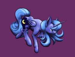 Size: 4315x3288 | Tagged: safe, artist:raymoohawk, princess luna, g4, female, s1 luna, simple background, solo