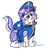 Size: 1290x1395 | Tagged: safe, artist:silversimba01, twilight sparkle, collie, dog, g4, chase (paw patrol), clothes, fanart, female, parody, paw patrol, solo, species swap, twilight barkle, uniform