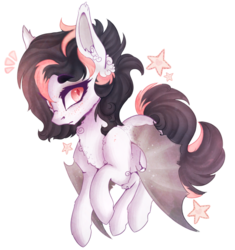 Size: 800x852 | Tagged: dead source, safe, artist:petrinox, oc, oc only, bat pony, pony, simple background, solo, transparent background