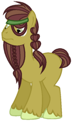 Size: 381x647 | Tagged: safe, artist:rainy-ponyashka-dash, oc, oc only, offspring, parent:tree hugger, parent:trouble shoes, parents:troublehugger, solo