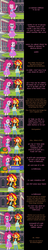 Size: 2000x10468 | Tagged: safe, artist:mlp-silver-quill, pinkie pie, sunset shimmer, oc, oc:silver quill, comic:pinkie pie says goodnight, equestria girls, g4, clothes, comic, commercial bot, cutie mark on clothes, pink skirt, pinkie pie's skirt, portuguese, skirt, translated in the comments