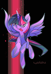 Size: 1200x1729 | Tagged: safe, artist:tyuubatu, twilight sparkle, alicorn, pony, g4, female, solo, twilight sparkle (alicorn)