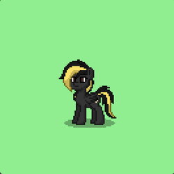 Size: 399x398 | Tagged: safe, midnight strike, pony, pony town, g4, pixel art, solo