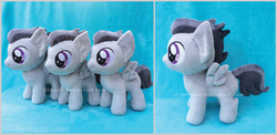 Size: 1523x742 | Tagged: safe, artist:lilmoon, rumble, pegasus, pony, g4, colt, irl, male, photo, plushie, solo