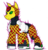 Size: 836x875 | Tagged: safe, artist:combatkaiser, pony, aura, epitaph (stand), jojo's bizarre adventure, king crimson (stand), ponified, simple background, solo, spoilers for another series, spoilers in the comments, stand, transparent background, vento aureo