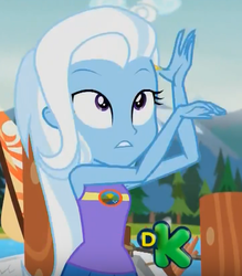Size: 510x582 | Tagged: safe, screencap, trixie, equestria girls, g4, my little pony equestria girls: legend of everfree, cropped, discovery kids, female, solo