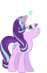 Size: 3589x5488 | Tagged: safe, artist:osipush, starlight glimmer, every little thing she does, g4, absurd resolution, female, magic, simple background, solo, transparent background