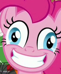 Size: 412x492 | Tagged: safe, screencap, pinkie pie, pony, g4, ppov, derp, faic, female, mare, nightmare fuel, pinkie derp, ponk, solo
