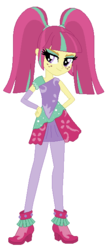 Size: 270x630 | Tagged: safe, artist:mlprocker123, artist:selenaede, sour sweet, equestria girls, g4, my little pony equestria girls: legend of everfree, base used, clothes, female, hand on hip, high heels, outfit, pigtails, shoes, solo