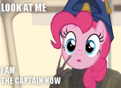 Size: 479x349 | Tagged: safe, pinkie pie, g4, ppov, bicorne, captain, captain phillips, captain pinkie, hat, meme, pirate hat