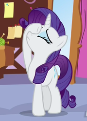 Size: 270x378 | Tagged: safe, screencap, rarity, pony, unicorn, g4, ppov, cropped, female, mare, marshmelodrama, solo