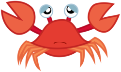 Size: 1000x600 | Tagged: safe, artist:cheezedoodle96, skuttles the crab, crab, g4, ppov, .svg available, animal, reaction image, sad, simple background, solo, svg, transparent background, vector