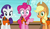 Size: 1280x738 | Tagged: safe, screencap, applejack, pinkie pie, rarity, pony, g4, ppov, discovery family logo