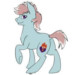 Size: 3000x3000 | Tagged: safe, artist:floots, oc, oc only, oc:duty crew, earth pony, pony, high res, male, simple background, solo, stallion, transparent background, underhoof